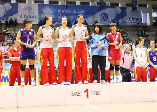  朱婷 女排 世界杯冠軍 _朱婷 世俱杯 MVP _女排朱婷世俱杯頒獎